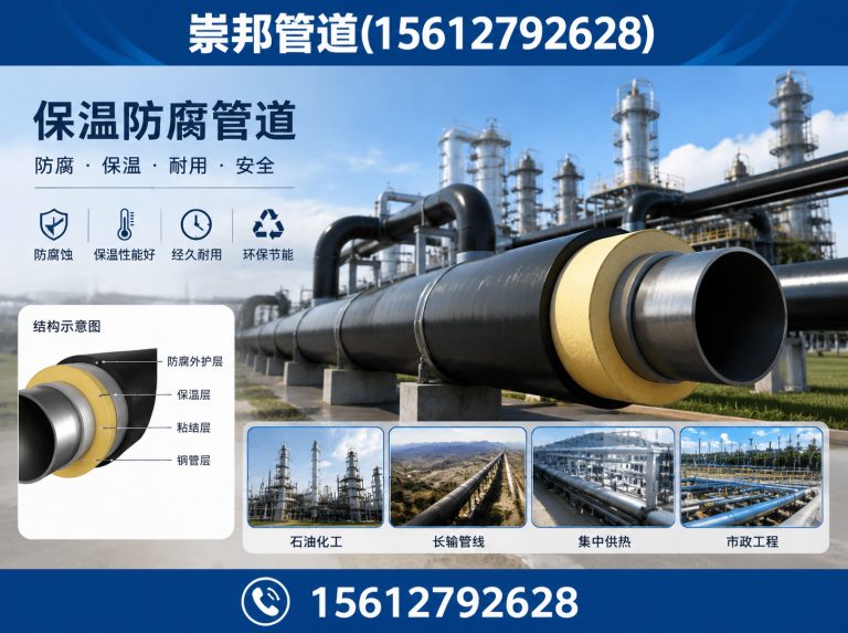 河间市聚氨酯保温钢管展示图