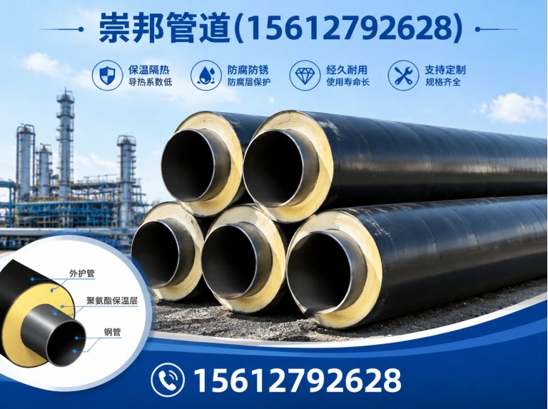 河间市保温防腐管道展示图